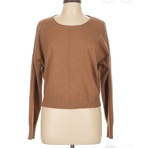 Dreamers By Debut Pullover Camel/Brown Sweater S/M